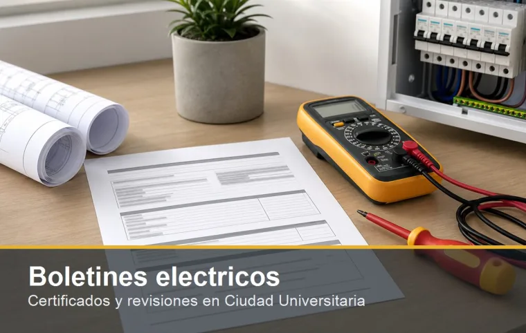 Boletines electricos en Ciudad Universitaria